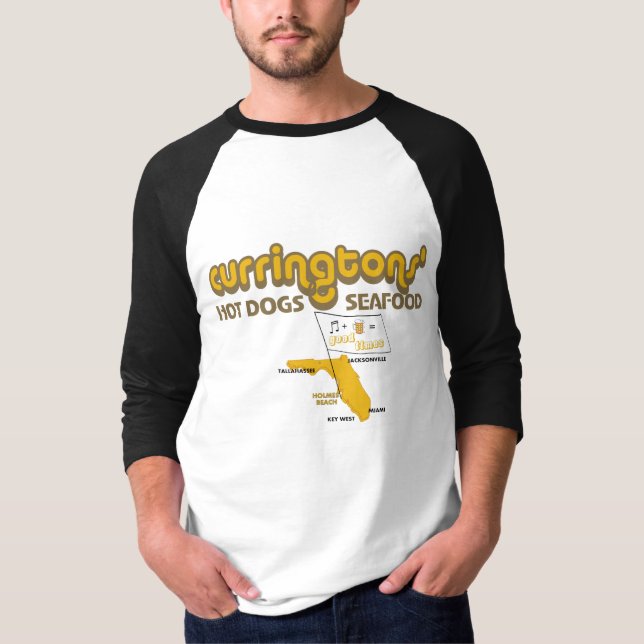 Curringtons' Hot Dogs and Seafood T-Shirt (Front)