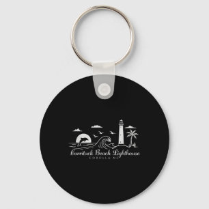 Currituck Beach Lighthouse Corolla North Carolina  Key Ring