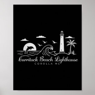 Currituck Beach Lighthouse Corolla North Carolina Poster