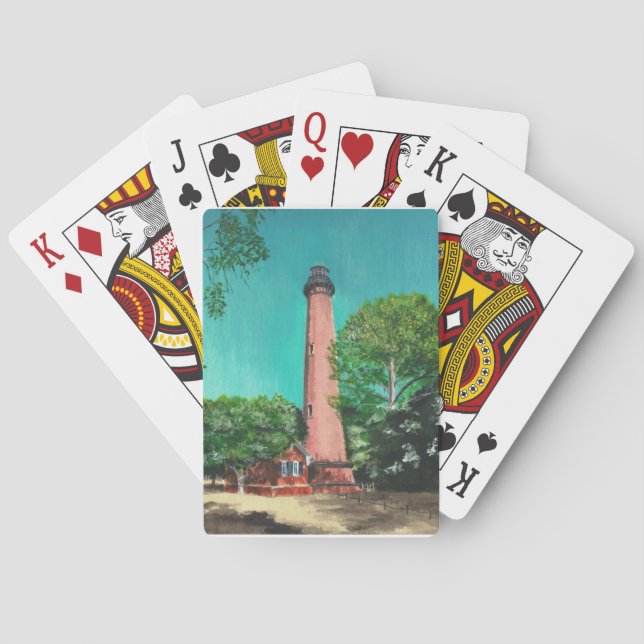 Currituck Beach Lighthouse Playing Cards (Back)