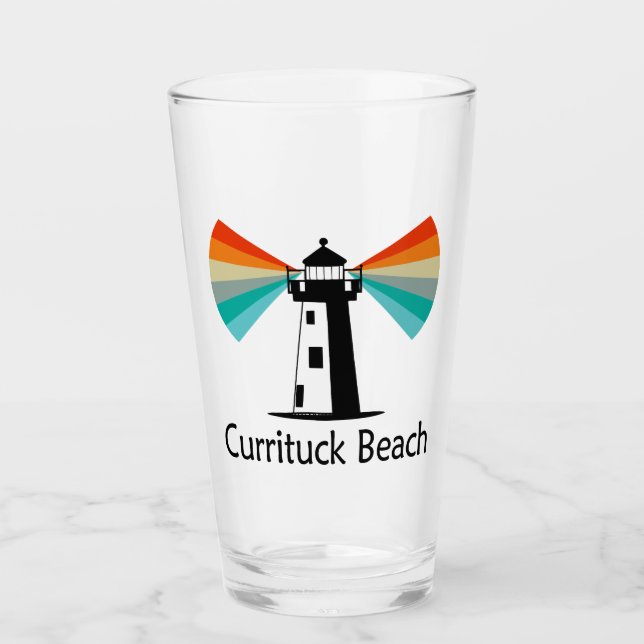 Currituck Beach Lighthouse Rainbow Glass (Front)