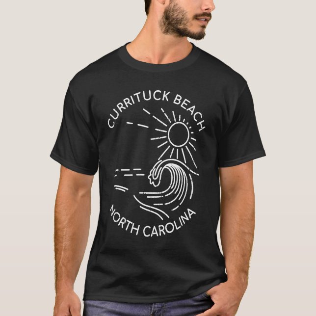 Currituck Beach NC Summertime Vacationing White Li T-Shirt (Front)
