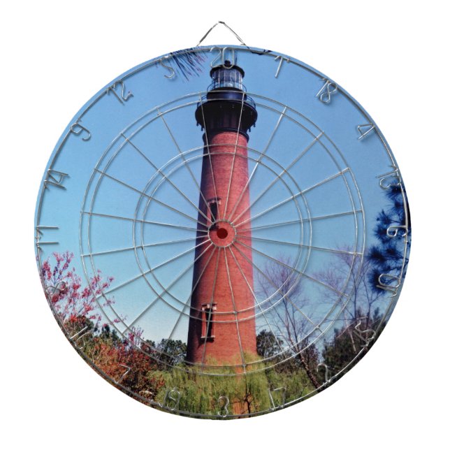Currituck Lighthouse Dartboard (Front)