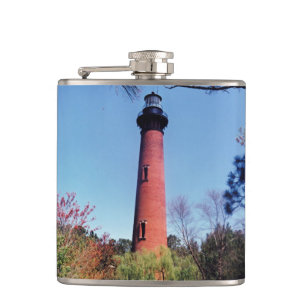 Currituck Lighthouse Hip Flask