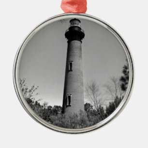 Currituck Lighthouse Metal Tree Decoration