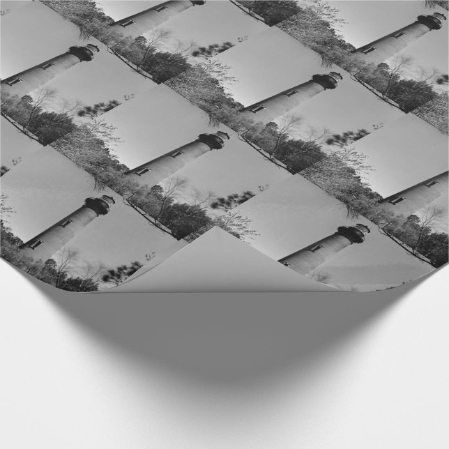 Currituck Lighthouse Wrapping Paper (Corner)