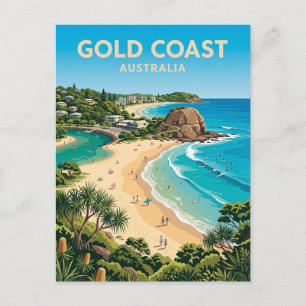 Currumbin Beach Australia Postcard