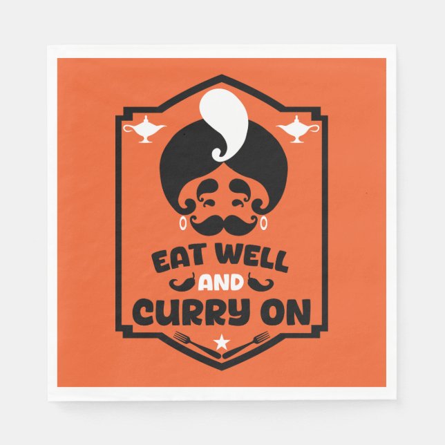 Curry Chefs Napkin (Front)