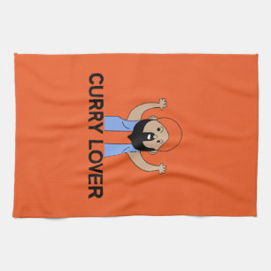 Curry Lover Indian Cousin Corry Cook Foodies Tea Towel