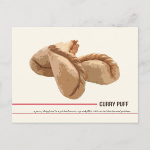 Curry Puff Postcard