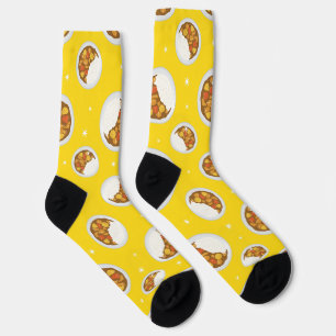 Curry Rice on Yellow. Feels like Japan Socks