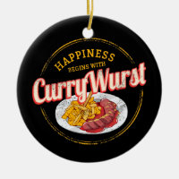 Currywurst Retro Sausage Vintage French Fries