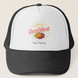 Currywurst Retro Sausage Vintage French Fries Trucker Hat