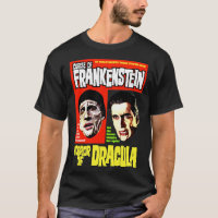 CURSE OF FRANKENSTEIN HORROR OF DRACULA Classic T-