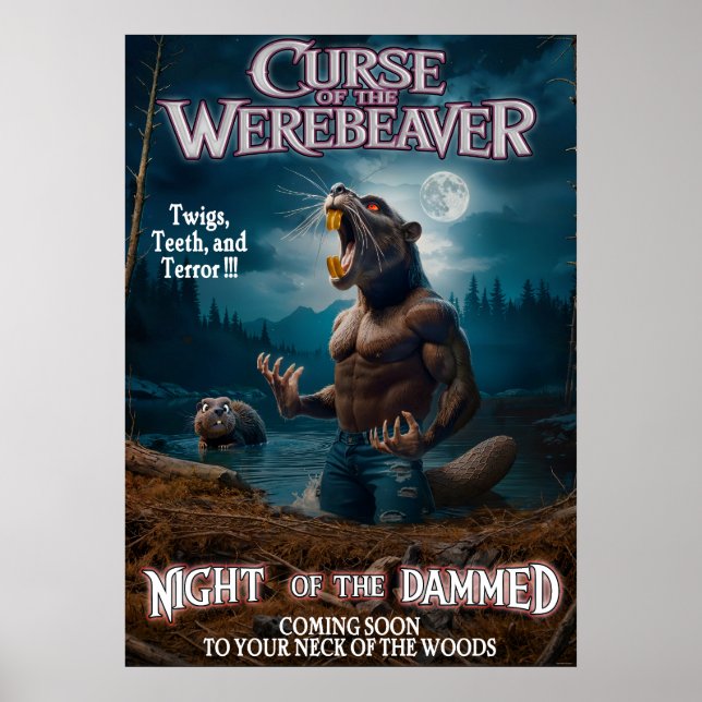 Curse of the Werebeaver Poster (Front)