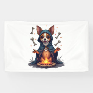 Cursed Chihuahua Ritual Dog Banner