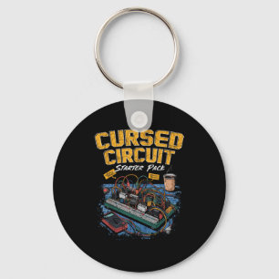 Cursed Circuit Starter Pack Funny Electronics Hall Key Ring