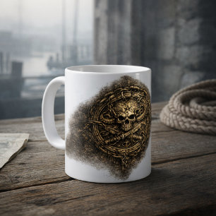 Cursed Coin Pirate Sigil Coffee Mug