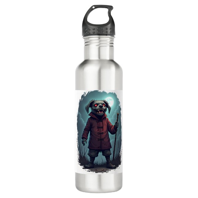 Cursed Collie Crawl 710 Ml Water Bottle (Front)