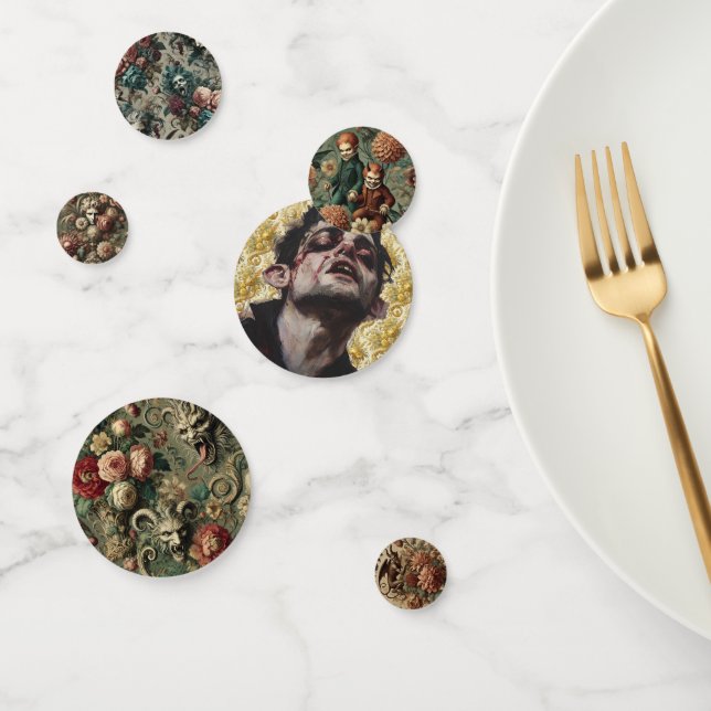 Cursed & Curated — Gothic Art  Confetti (Group)