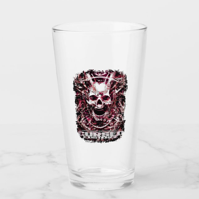Cursed Existence Glass (Front)