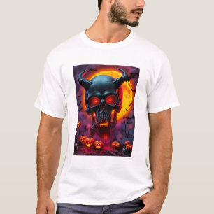 Cursed Halloween Skull T-Shirt