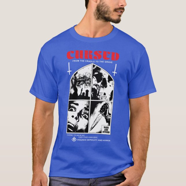 Cursed Horror Horror Slasher Metal Giallo Shirt Re (Front)