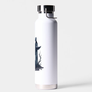 Cursed Milk Carton Cow Water Bottle