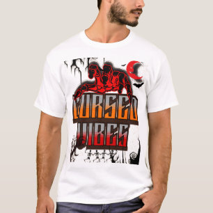 Cursed Vibes T-Shirt   Gothic Aesthetic Tee   Dark