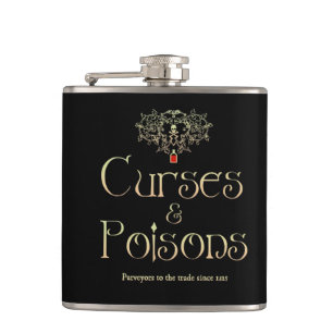 Curses and Poisons  Hip Flask