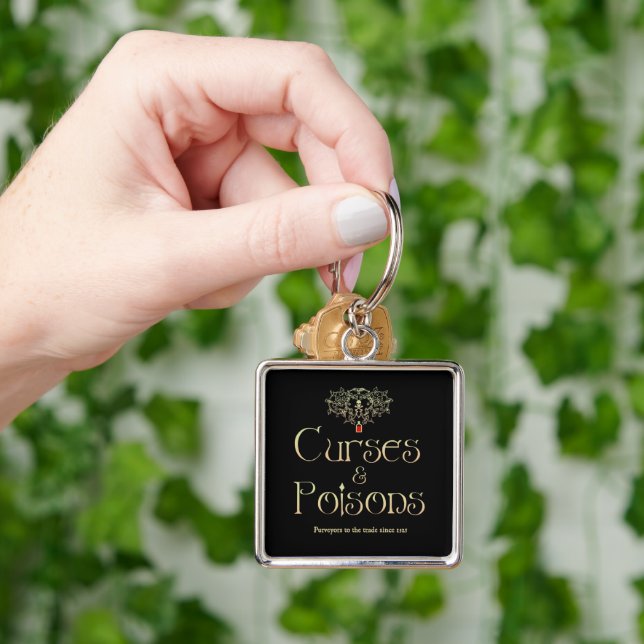 Curses and Poisons Keychain (Hand)