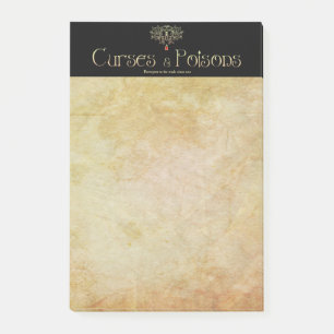 Curses and Poisons Post-it Notes