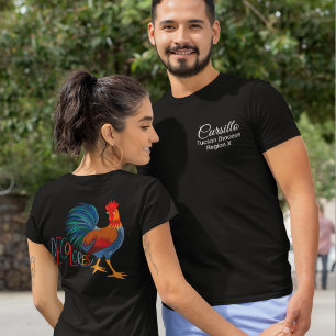 Cursillo Decolores with Diocese & Region on Pocket T-Shirt