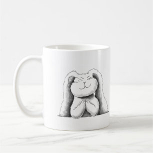 Cursing   Bored Bunny mug
