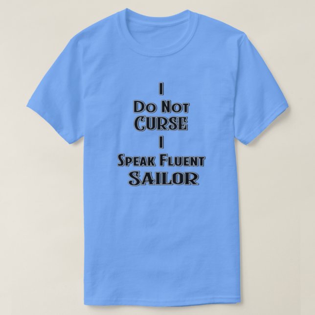 Cursing Humour 2 T-Shirt (Design Front)