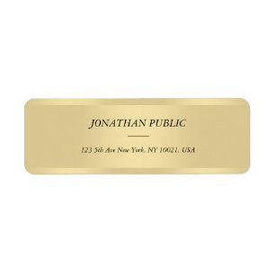 Cursive Italic Text Font Gold Template Modern Cool