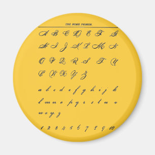 Cursive Letters Magnet