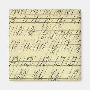 Cursive Magnet