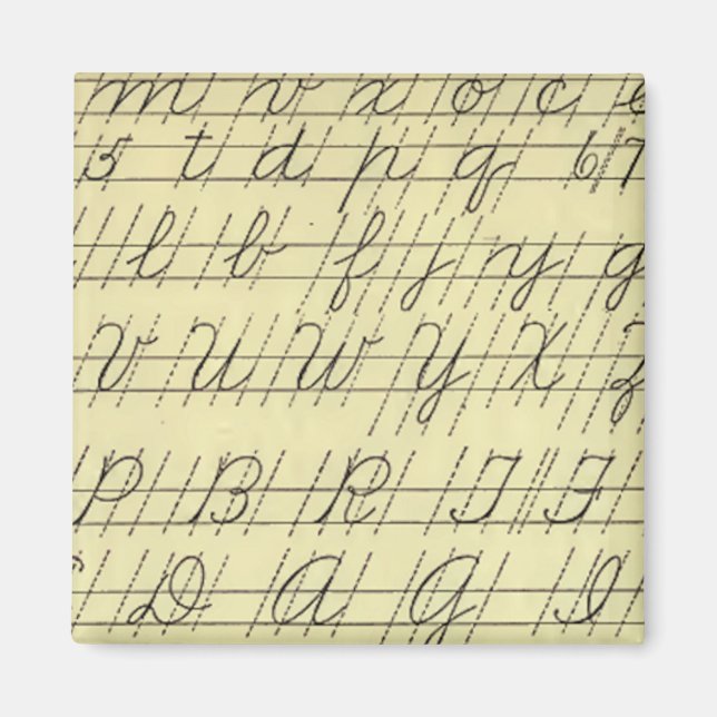 Cursive Magnet (Front)