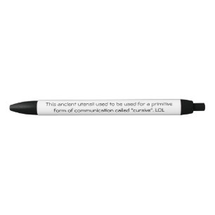 Cursive writer funny ballpoint pen