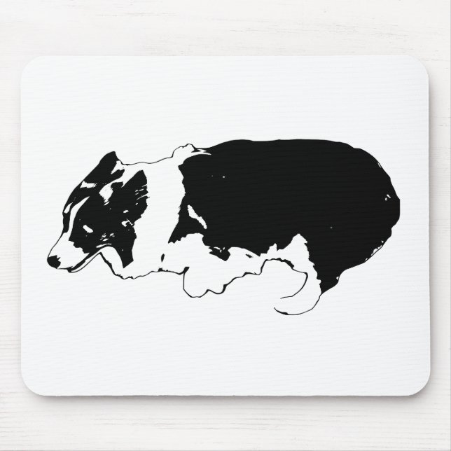 Cursor meets corgi cadence mouse mat (Front)