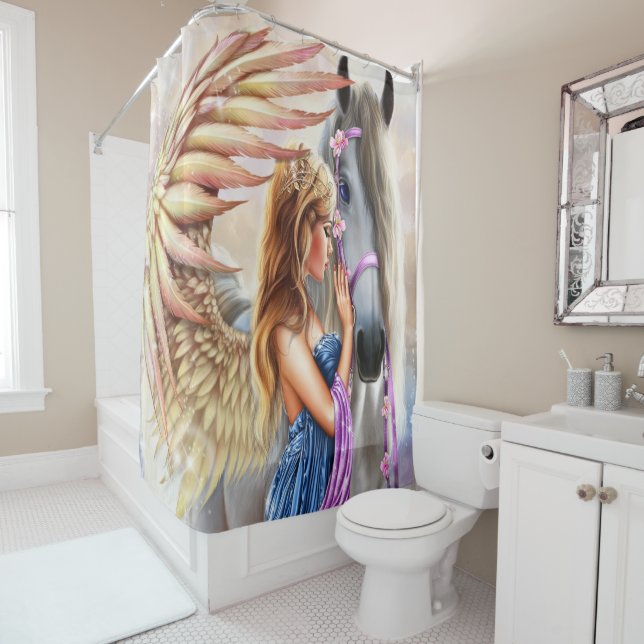 Curtain bathroom Angel Paradise (In Situ)