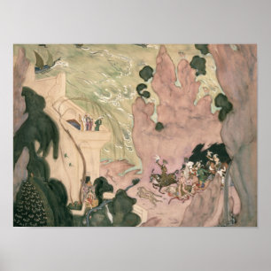 Curtain design for Nikolai Rimski-Korsakov's Poster