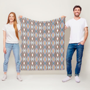 Curtain Pattern Fleece Blanket