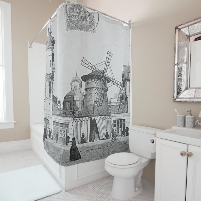 Curtain shower  Paris 1906 (In Situ)