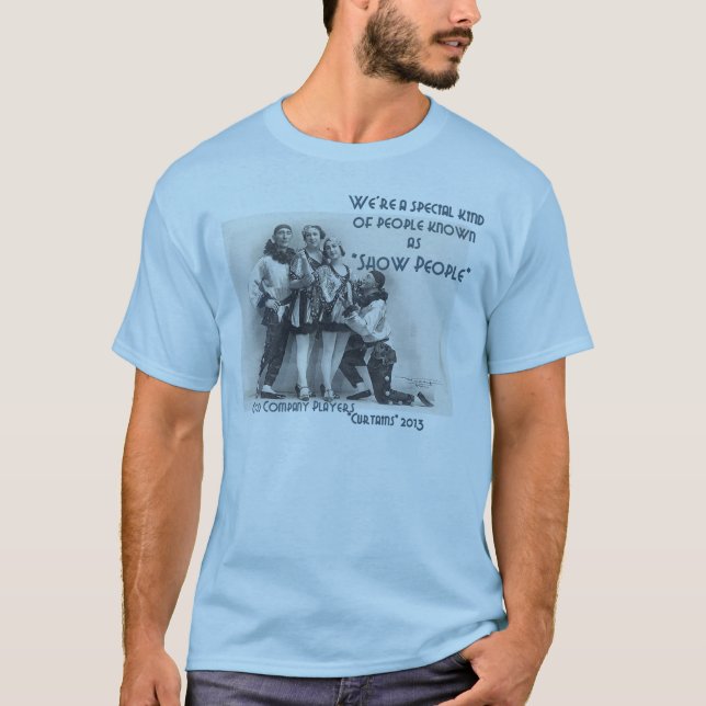 CURTAINS "Show People" basic t-shirt (Front)
