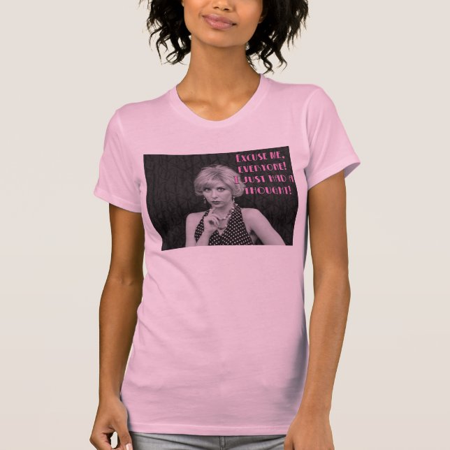 CURTAINS - "thought" t-shirt (Front)