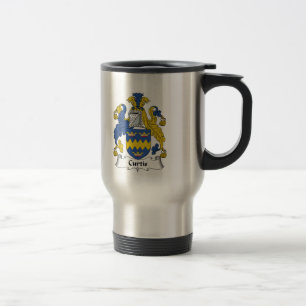 Curtis Family Crest Travel Mug