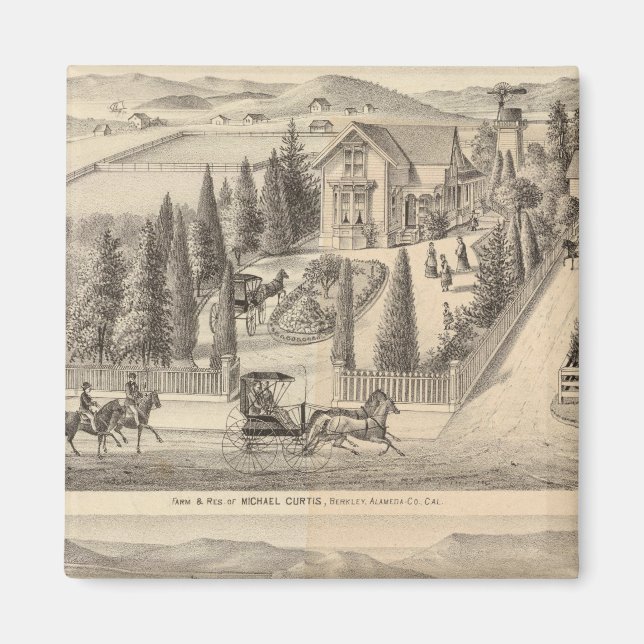 Curtis farm, Poirier Tract Magnet (Front)