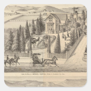 Curtis farm, Poirier Tract Square Sticker